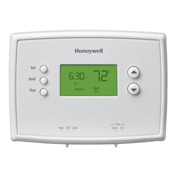Used Honeywell RTH2410B Digital Thermostat | 5-1-1 Day Schedule | Single-Stage - Picture 1 of 6